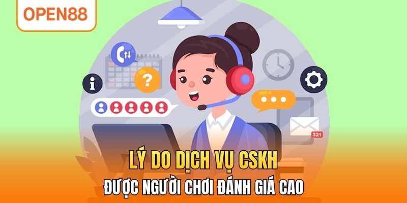 Lý do dịch vụ CSKH được người chơi đánh giá cao 