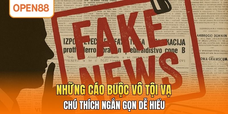 Những cáo buộc vô tội vạ về nhà cái