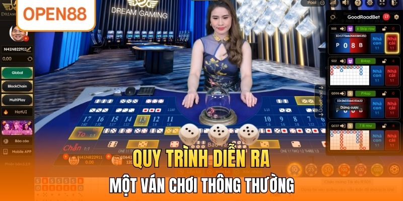 Quy trình diễn ra một ván chơi thông thường